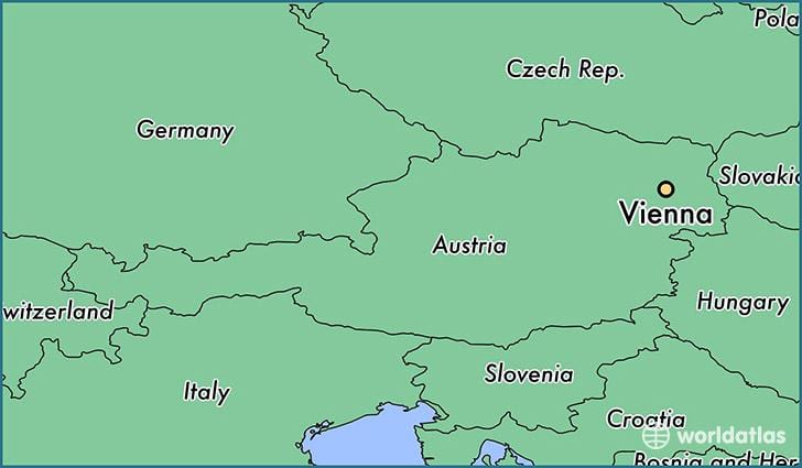 Վիեննա քարտեզի վրա