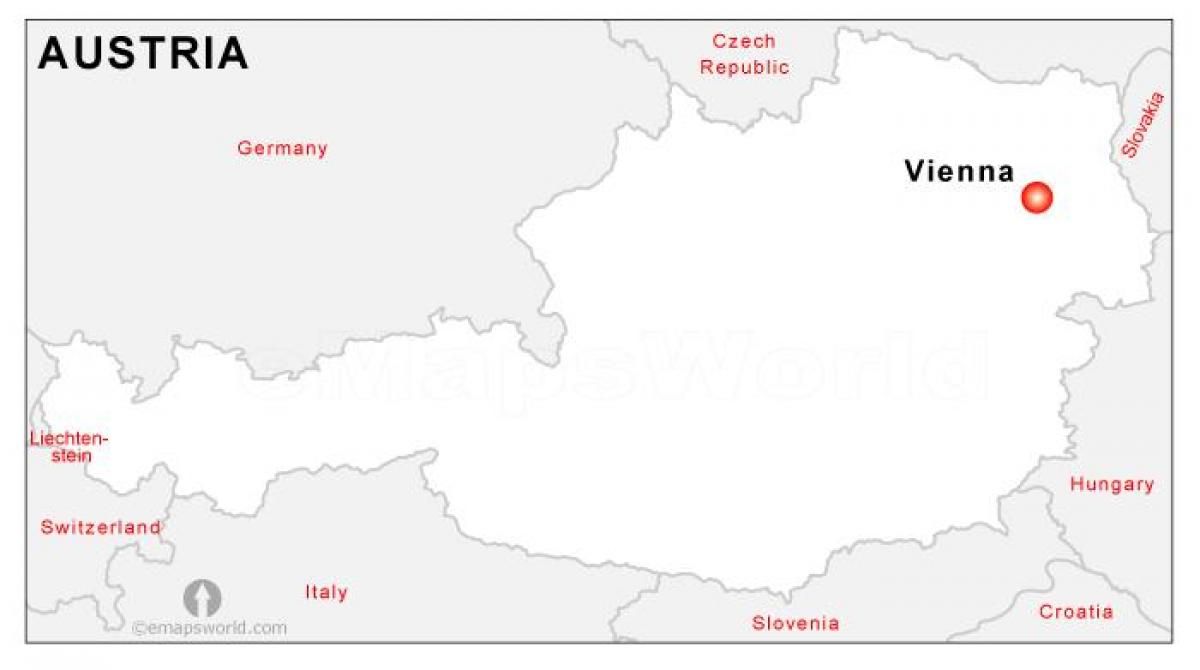 Քարտեզ Ավստրիայի մայրաքաղաքում
