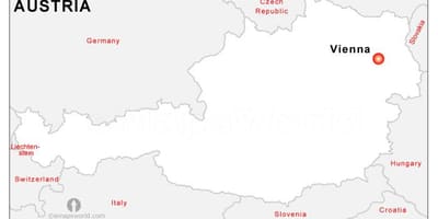 Քարտեզ Ավստրիայի մայրաքաղաքում