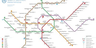 Քարտեզ Վիեննայի Metro ծրագրեր 