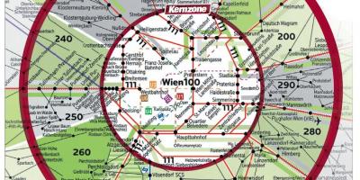 Виен 100 գոտու քարտեզը 