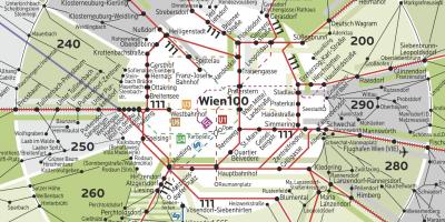Վիեննայում գոտում 100 քարտեզի վրա